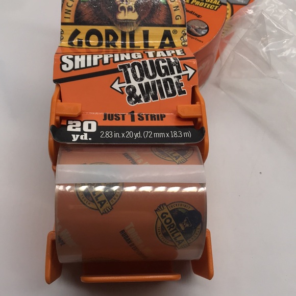 Gorilla Lot of 2 Rolls of Tapes—1–Shipping & 1–Repair/Both Clear - Picture 6 of 9